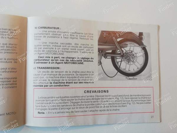 Notice d'emploi - MOTOBECANE MBK 51 - 4