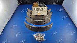 Set of 4 rear brake shoe linings - PEUGEOT 504 - 520720- thumb-1