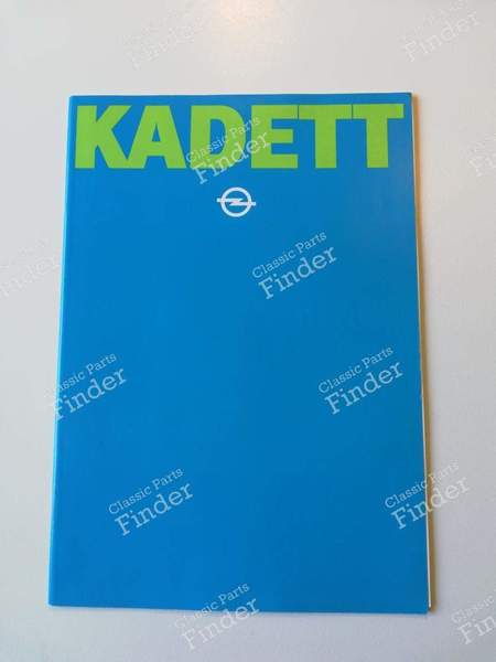 Brochure publicitaire Opel Kadett D - OPEL Kadett (D) - 0
