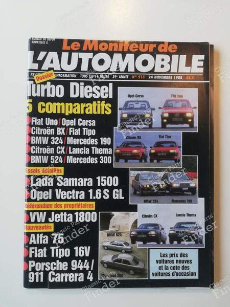 Le Moniteur de l'Automobile - 24. November 1988 - CITROËN CX - #913- 0