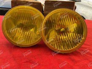 Pair of yellow headlights for BMW or others - OPEL Manta (A) - thumb-0