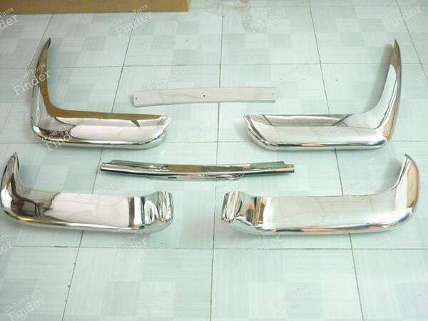 Complete front and rear bumpers - Jensen version - VOLVO P1800 - 2