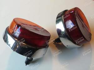 Pair of rear lights - SIMCA 900 / Simc'4 / 1000 / 1005 / 1006 / 1118 /Abarth 1150 - 607- thumb-4