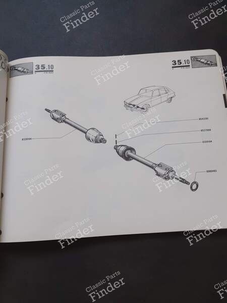 Spare Parts Catalog - RENAULT 16 (R16) - PR820- 2