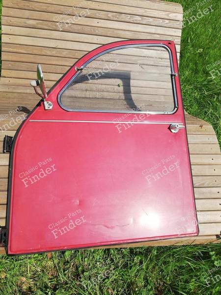 Set of four red doors - CITROËN 2CV - 0