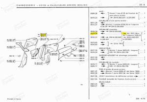 Tôle doublure d'aile arrière gauche - PEUGEOT 204 - 851530- thumb-4