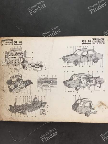 Ersatzteilhandbuch – PR 907 (5. Auflage) - RENAULT 12 / Virage (R12) - 7701436612- 3