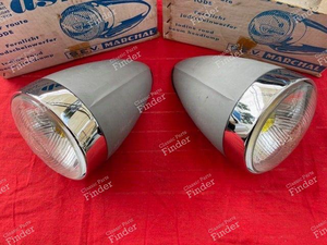 Two MARCHAL long-range 'fuseau' headlights - CITROËN DS / ID - thumb-1