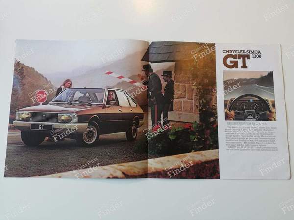 Brochure publicitaire Chrysler Simca 1307-1308-1309 - SIMCA-CHRYSLER-TALBOT 1307 / 1308 / 1309 / 1510 / 150 / Solara - l-79 D- 1