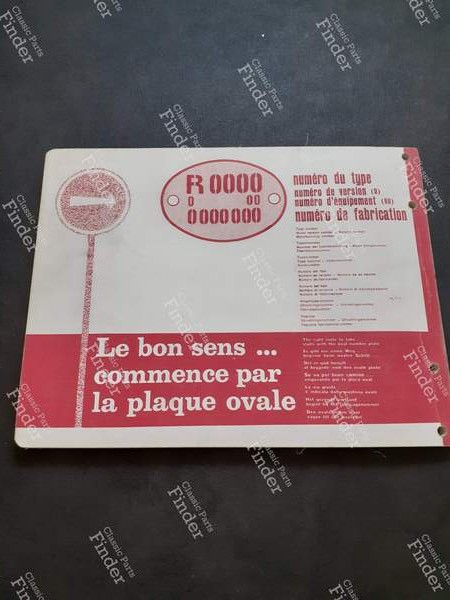 Spare Parts Catalog - RENAULT 8 (R8) - PR832- 2