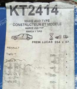 Kit freins arriere - RENAULT Trafic - KT2414- thumb-4