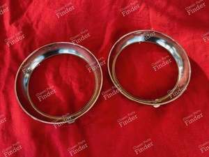 Paire de cerclages de phares - RENAULT 4 CV - thumb-2