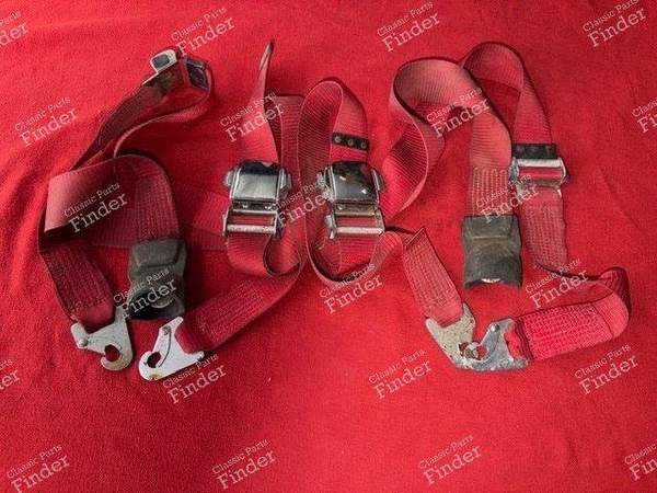 Jeu de ceintures de sécurité rouge - CITROËN DS / ID - 0