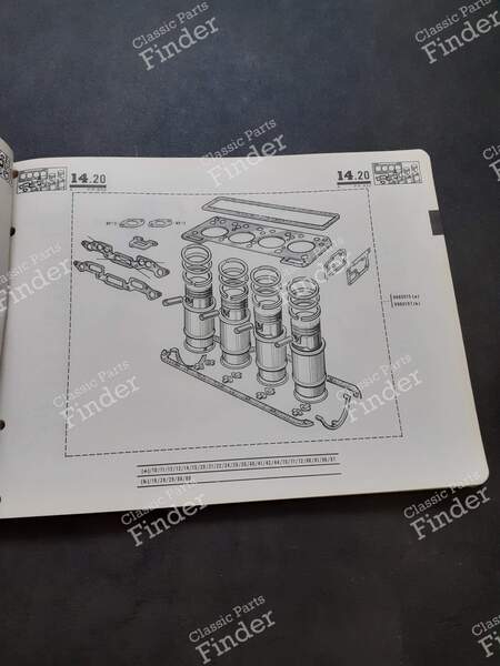 Spare Parts Catalog - RENAULT 8 (R8) - PR832- 1