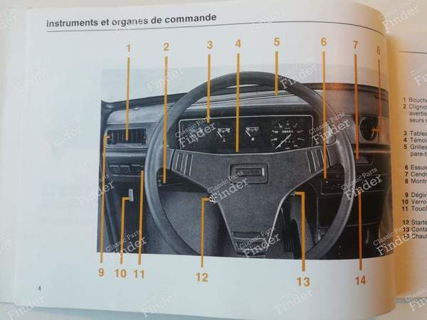Manuel d'instructions - VOLVO 343/340 - 345/360 - TP1373.1 / 4000.7.76- 3