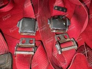 Jeu de ceintures de sécurité rouge - CITROËN DS / ID - thumb-6