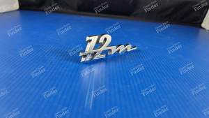 Sigle insigne arrière '12M' - FORD Taunus 12M (P6)