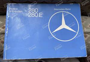 Service manual for Mercedes 280 W123 for MERCEDES BENZ W123