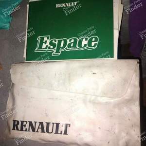 Pouch with user manual for RENAULT Espace I