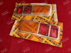 Paire de cabochons de feux arrière - Phase 2 - RENAULT 16 (R16)