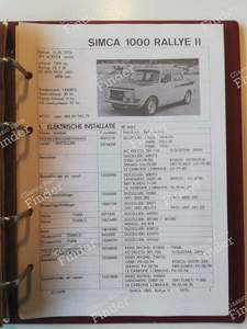 Manuel de pièces détachées - SIMCA 900 / Simc'4 / 1000 / 1005 / 1006 / 1118 /Abarth 1150 - thumb-2