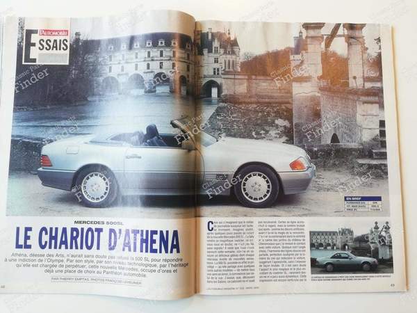 L'Automobile Magazine - März 1990 - MERCEDES BENZ SL (R129) - #525- 6