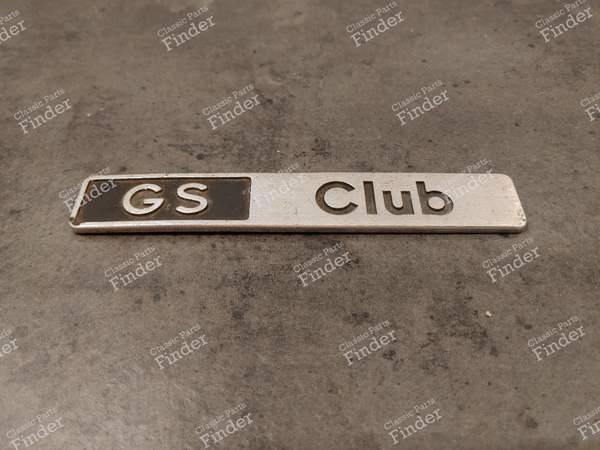 GS Club monogram - CITROËN GS / GSA - 0
