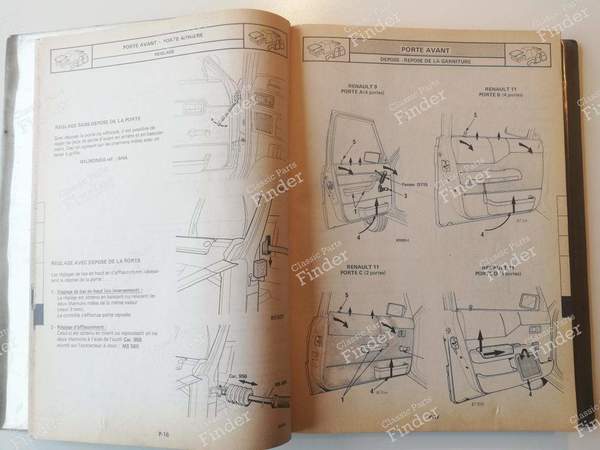 M.R. 243 - Reparaturanleitung 'Karosserie'. - RENAULT 9 / Alliance / Broadway / 11 / Encore (R9 / R11) - 7711073708- 5
