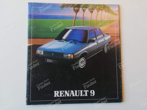 R9 phase 1 sales brochure - RENAULT 9 / Alliance / Broadway / 11 / Encore (R9 / R11) - 21.117.08- 0