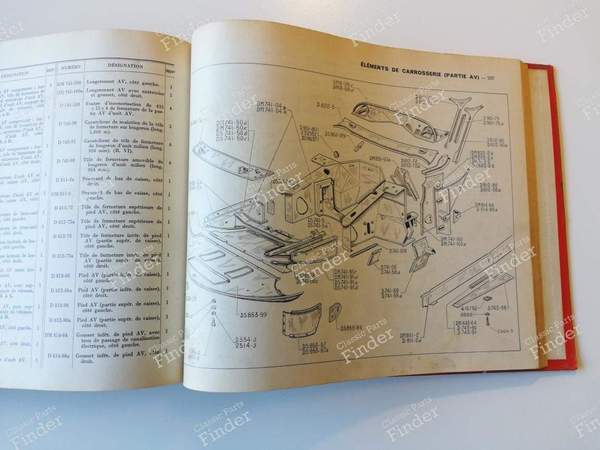 Spare parts catalog for ID 19 sedan - CITROËN DS / ID - # 470- 6