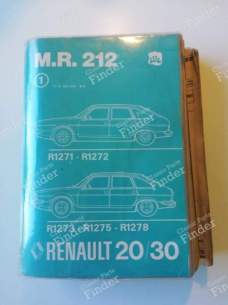 M.R. 212 für R20 & R30 - RENAULT 20 / 30 (R20 / R30) - 7701444870- 0