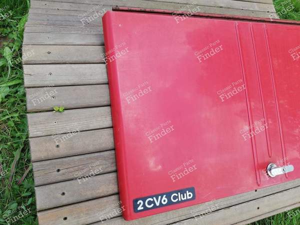 Trunk door 2CV6 Club red - CITROËN 2CV - 1