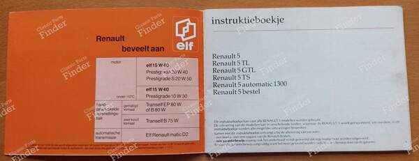 Bordhandbuch - RENAULT 5 / 7 (R5 / Siete) - 7701446642- 1