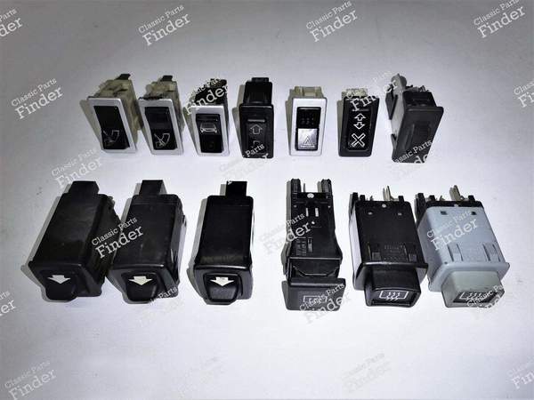 Switch for power windows, rear window heating and other functions - PEUGEOT 205 