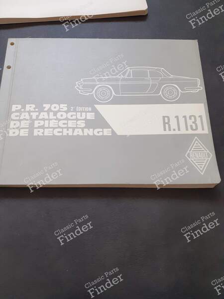Ersatzteilkataloge - RENAULT Floride / Caravelle - PR705 / PR757- 0