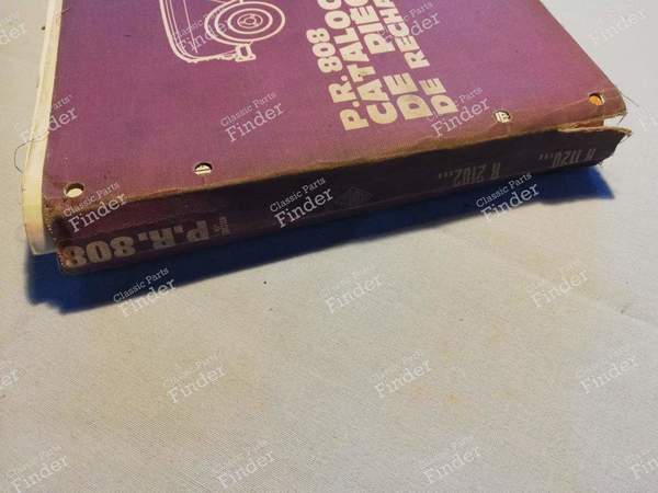 P.R. 808 - Catalogue de pièces détachées - RENAULT 4 / 3 / F (R4) - PR808- 5