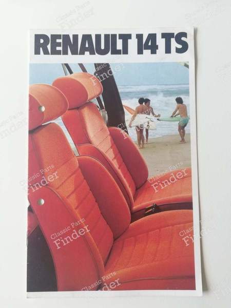 Dépliant Renault 14 TS - RENAULT 14 (R14) - 28.124.18- 0