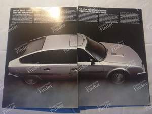Prospectus + affiche - CITROEN CX 25 GTI Turbo - Série 1 - CITROËN CX - thumb-1