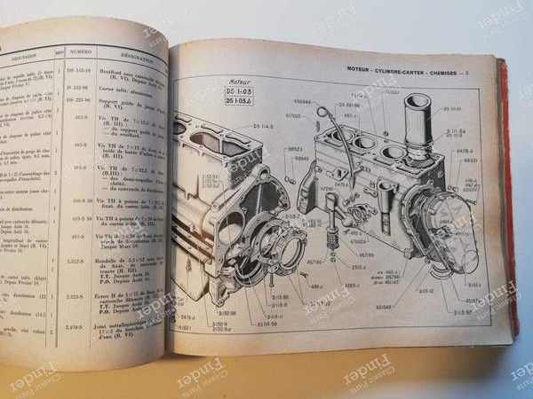 DS 19 spare parts catalog - CITROËN DS / ID - #466- 8