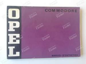 Wartungshandbuch - OPEL Rekord (D) / Commodore (B)