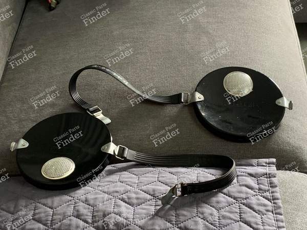 Protections Cibié noirs métal pour 'Oscars' - ALPINE A110 - 1