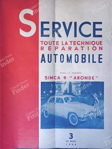 SERVICE 1952 technical review - SIMCA Aronde - 03/1952- 0