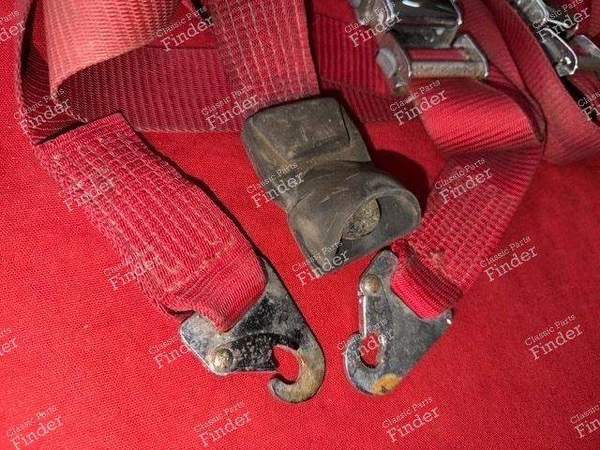 Jeu de ceintures de sécurité rouge - CITROËN DS / ID - 2