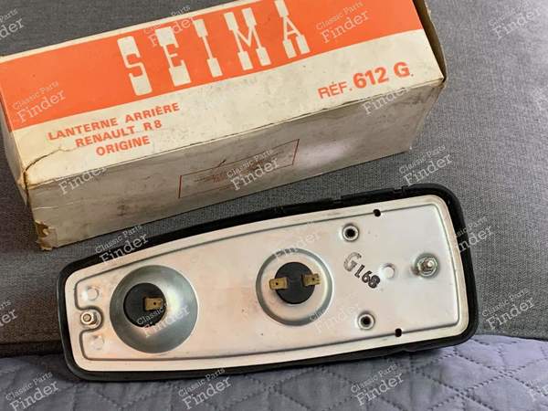 Left-hand chrome taillight - RENAULT 8 / 10 (R8 / R10) - 612- 2