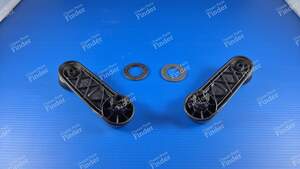 Pair of black window cranks - PEUGEOT 205 - thumb-2