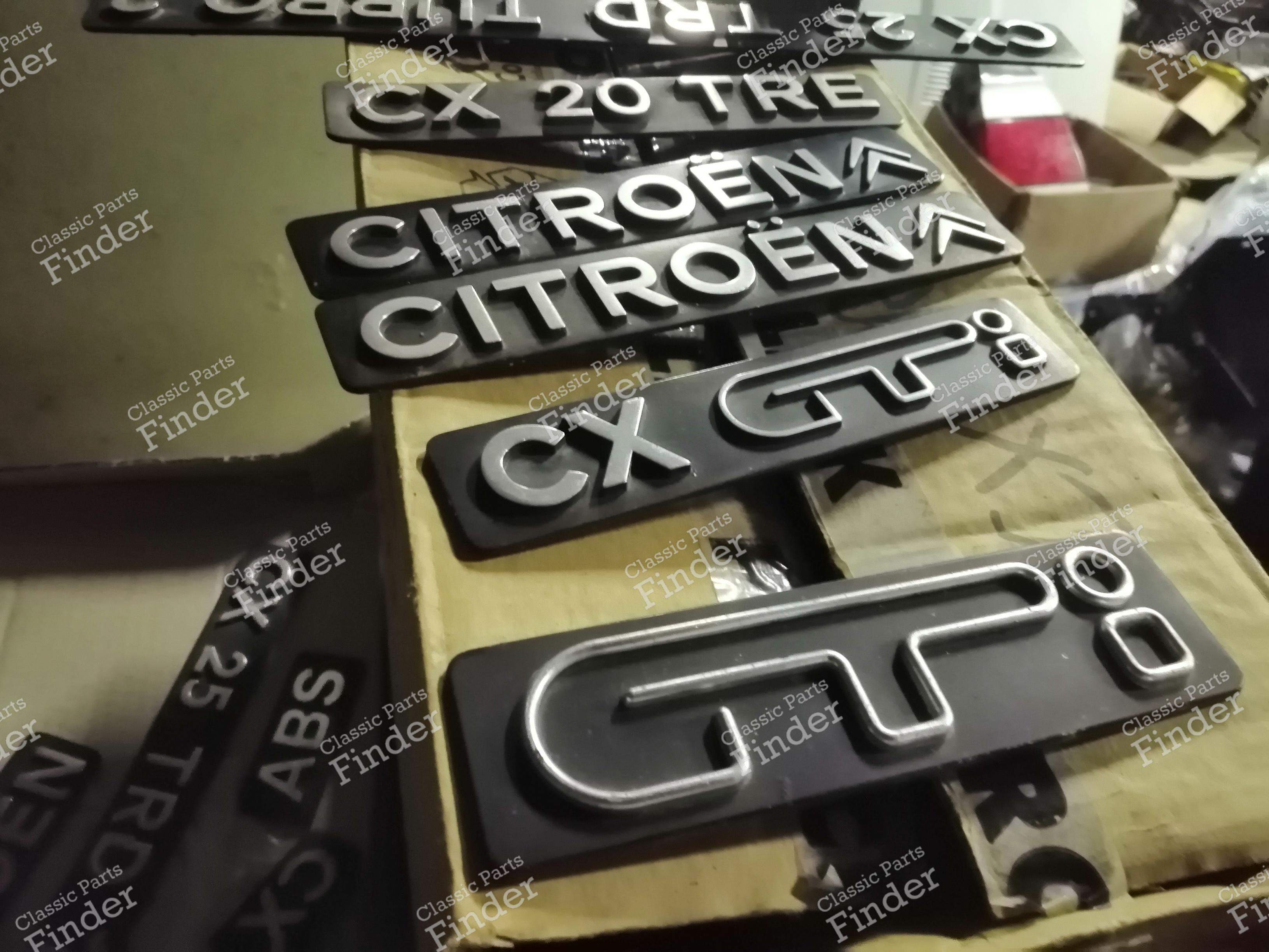 【新品未使用】CITROEN AGENCEサインプレート Citroen AX ZX Adhesive Decal Badge Rear Left Side- Monogramme