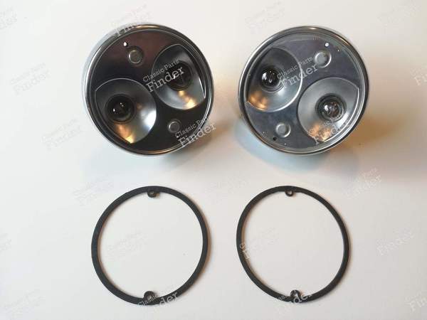 Pair of rear lights - SIMCA 900 / Simc'4 / 1000 / 1005 / 1006 / 1118 /Abarth 1150 - 509874- 8