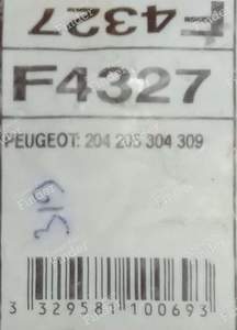 Paire de flexibles arrière gauche droite & intermédiaire - PEUGEOT 204 - F4327- thumb-2