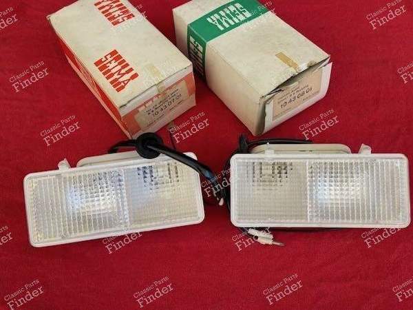 Pair of flasher / pilot lights - Phase 2 - RENAULT 6 (R6) - 10430701 / 10430801- 0