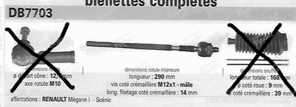 Biellette de direction Gauche ou Droite - RENAULT Mégane - DR21710- 3